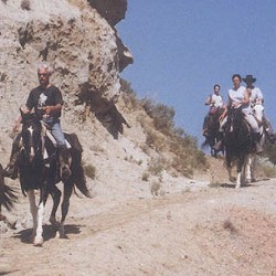 Trail riding ND Badlands